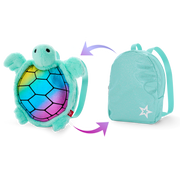 Shimmering Sea Turtle Backpack & Accessory Set for 18-inch Dolls K3