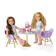 Kitchen Table for Two Set for 18-inch Dolls J0