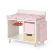 Dots & Blooms Changing Table with Storage A1