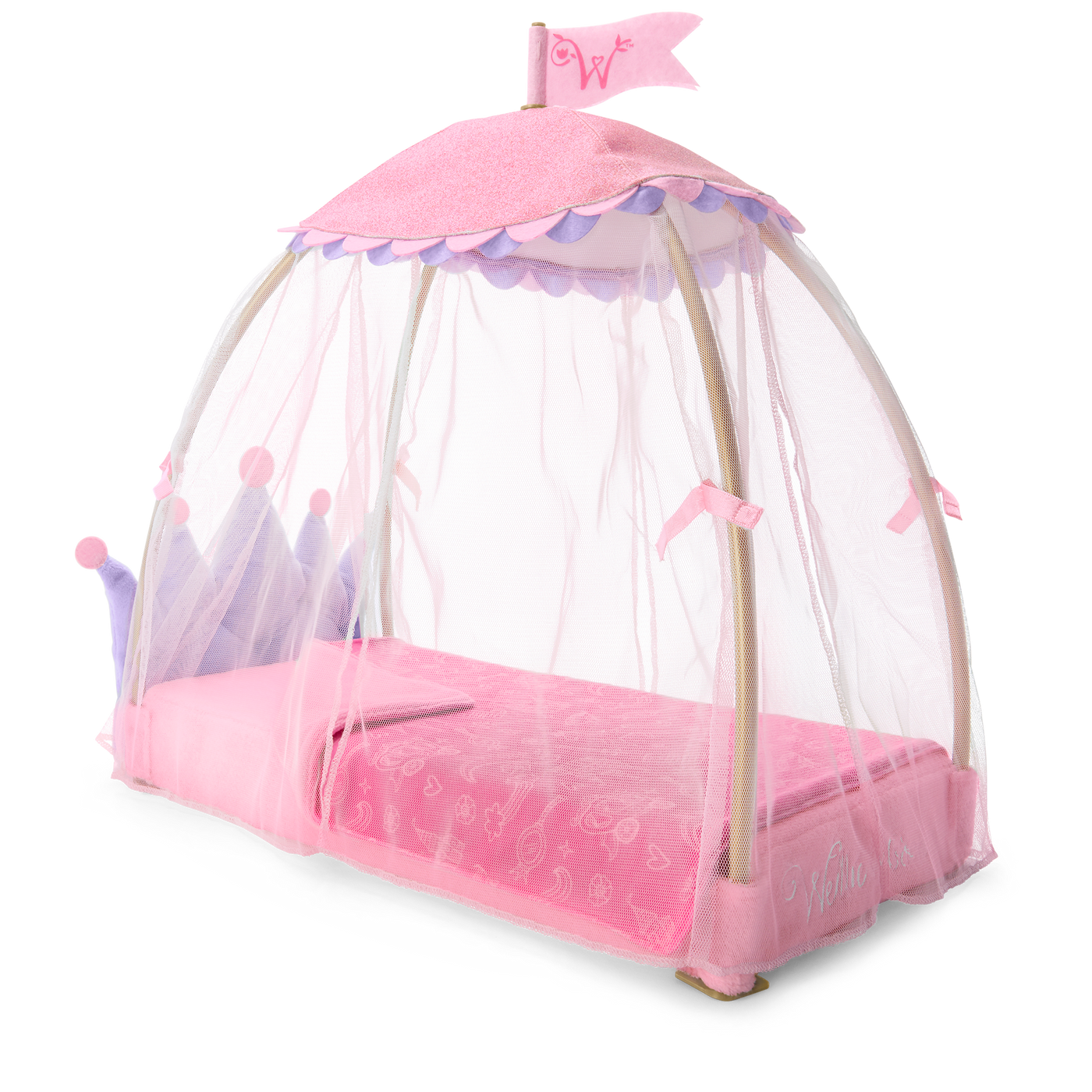 Royal Canopy Bed for WellieWishers™ Dolls B9