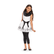Let It Snow Tunic for Girls W1