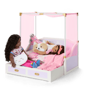 All Set for Sleepovers Canopy Bed for 18-inch Dolls W9