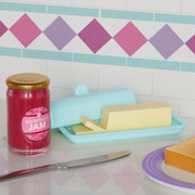 Breakfast for Two Set for 18-inch Dolls S1