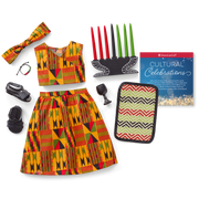 Kwanzaa Celebration Outfit for 18-inch Dolls T8