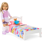 Isabel’s™ Bed & Floral Dreams Bedding Set for 18-inch Dolls (Historical Characters) X1