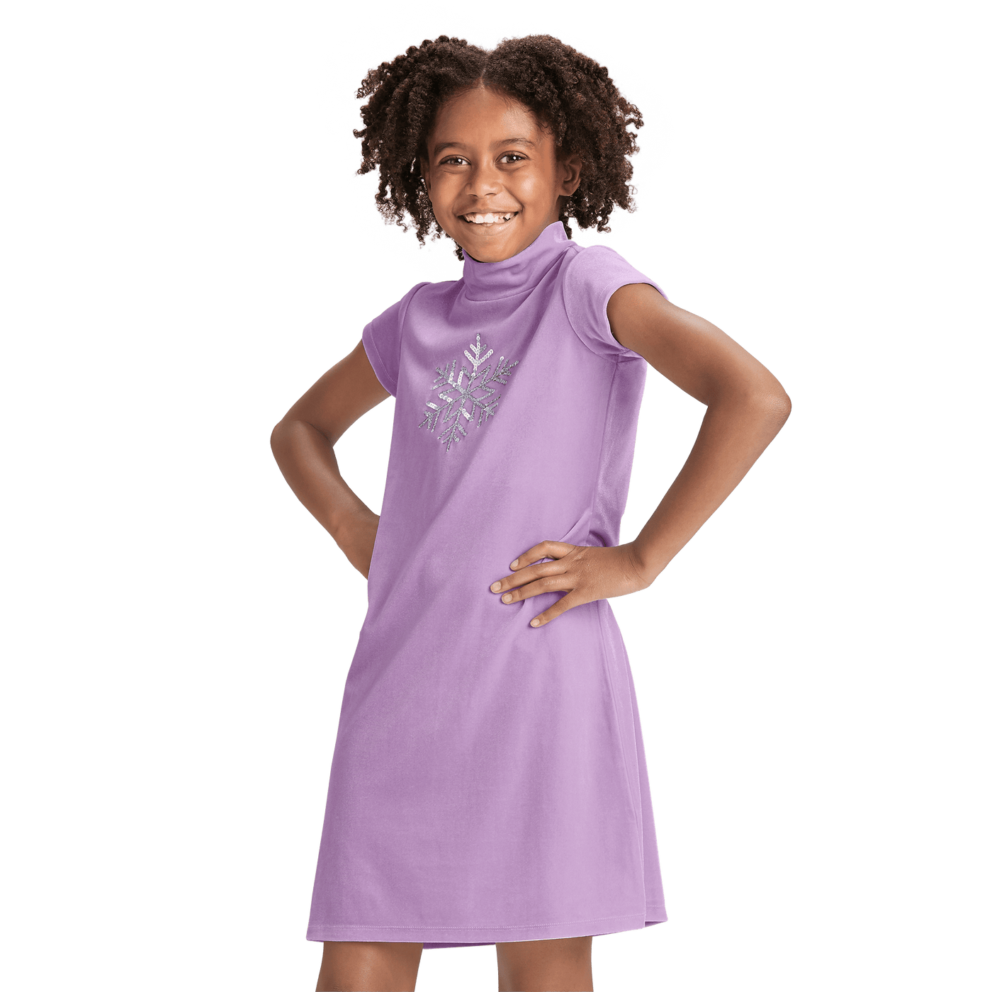 Soft as Snow Dress for Girls P2