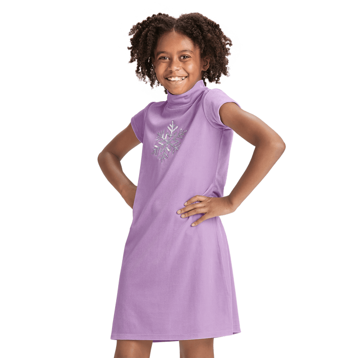 Soft as Snow Dress for Girls P2