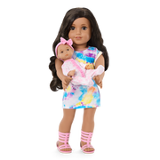 Little Bitty Baby™ 7.75-inch Doll with brown hair P9