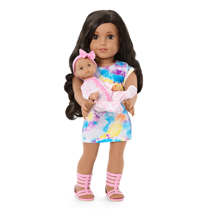 Little Bitty Baby™ 7.75-inch Doll with brown hair P9