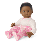Bitty Baby® Doll #1 with black hair in Pretty Pink B3