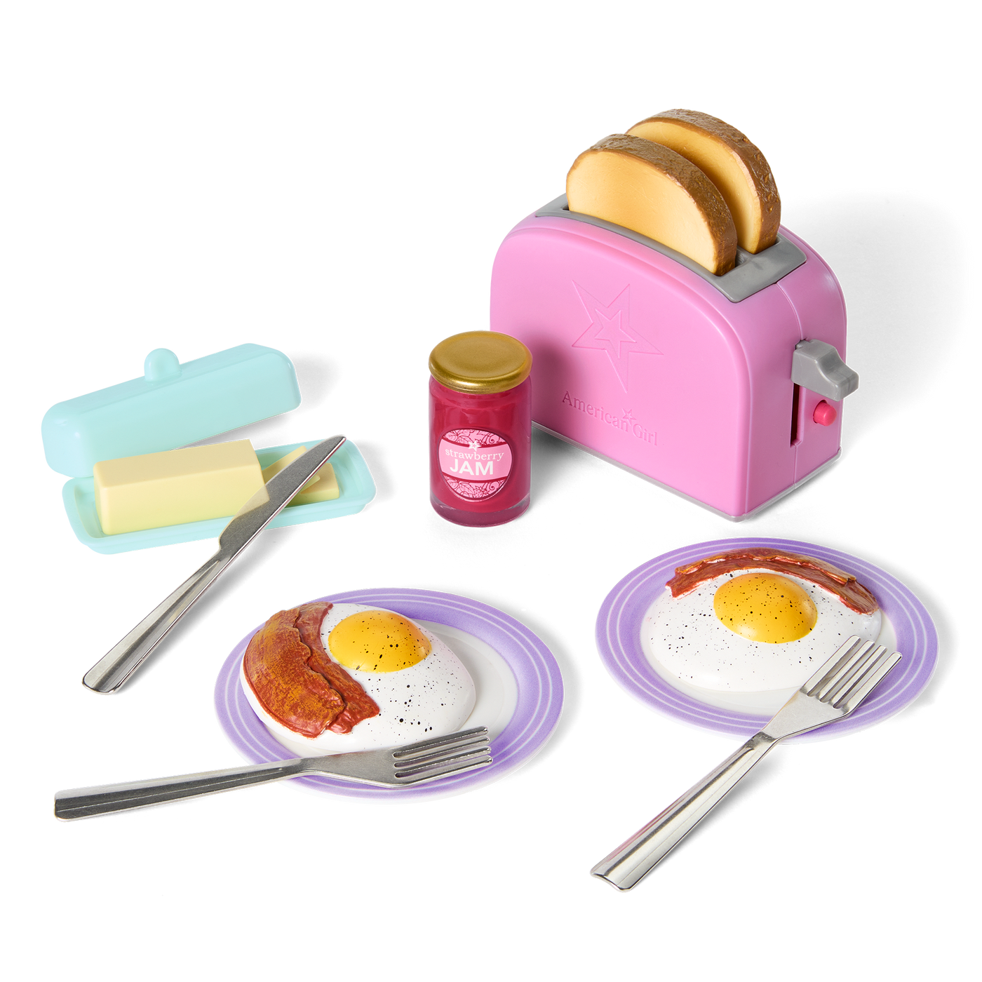 Breakfast for Two Set for 18-inch Dolls S1
